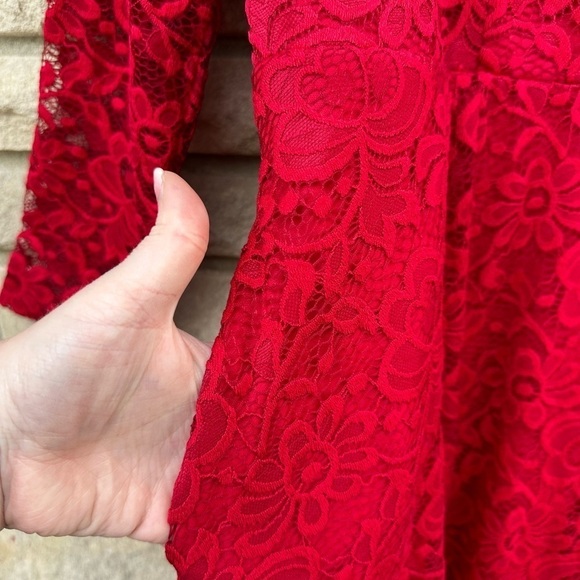 Torrid Red Lace Dress - Picture 6 of 10